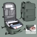 Travel Laptop Backpack, Large Capacity Bag, Unisex Design, Airline Approved, With USB Charging Port And Spacious Compartments - Image 7