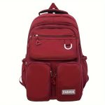 1pc Fashion Large Capacity Backpack, Student's Schoolbag, Trendy Simple Casual Backpack - Image 6