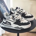Men's Trendy Street Style Skate Shoes, Comfy Non Slip Lace Up Casual Platform Sneakers For Men's Outdoor Activities - Image 2