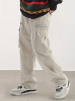 Men's Casual Drawstring Pants With Stylish Flap Pockets And Multi-Pocket Design, Comfortable And Fashionable – Perfect For Outdoor Activities, Relaxed Fit Style - Image 10