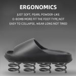 Solid Color EVA Pillow Slides, Lightweight Soft Sole Home Shower Slides, Non-Slip Beach Slides - Image 8