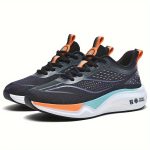 Men's Trendy Woven Knit Breathable Running Shoes, Comfy Non Slip Durable Soft Sole Sneakers For Men's Outdoor Activities - Image 4