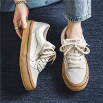 Men's Classic Striped Trendy Skateboard Shoes Lace Up Non Slip Low Top Comfy Sneakers For Outdoor Walking Jogging Campus Street Holiday All Seasons - Image 12