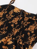 Floral Print Tie Shoulder Cami Dress, Elegant Sweetheart Neck Sleeveless Dress, Women's Clothing - Image 5