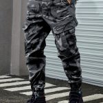 Men's Camouflage Pattern Loose Fit And Cuffed Cargo Pants With Multiple Flap Pockets, Versatile For Street Wear And Outdoors Activities