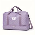 Luxury Large Capacity Duffel Bag – Versatile Shoulder & Crossbody Tote With Dry Wet Separation Pockets And Dual Side Pockets For Travel & Gym - Image 10