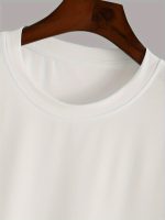 Men's Los Angeles Print Short Sleeve T-Shirts, Comfy Casual Elastic Crew Neck Tops, Men's Clothing - Image 12