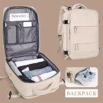Travel Laptop Backpack, Large Capacity Bag, Unisex Design, Airline Approved, With USB Charging Port And Spacious Compartments - Image 12