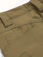 Men's Urban Shorts Outdoor Waterproof Wear Resistant Cargo Shorts Quick Dry Multi Pocket Hiking Pants Without Belt - Image 9