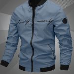 Men's Letter Embroidered Casual Bomber Jacket Gifts Best Sellers - Image 6