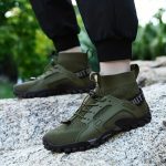 Men's Trendy Breathable Sneakers, Wear-resistant Non-Slip Outdoor Shoes For Hiking Fishing - Image 8