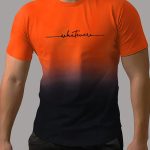 Gradient Style "Whatever" Pattern Print Men's Comfy Chic T-shirt, Graphic Tee Men's Summer Outdoor Clothes, Men's Clothing, Tops For Men, Gift For Men - Image 4