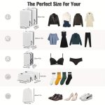 8 Pcs Travel Compression Packing Cubes, Solid Color Versatile Luggage Bags, Lightweight Clothes Bags - Image 4