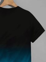 Alphabet Print Gradient Crew Neck Short Sleeve T-shirt For Men, Casual Summer T-Shirt For Daily Wear And Vacation Resorts - Image 5