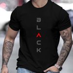 Men's Dark Printing Print Sports Casual Commuting All-match Short-Sleeve T-shirt Side-by-side Optional - Image 5