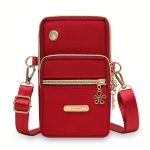 Mini Casual Zipper Shoulder Bag, Minimalist Mobil Earphone Crossbody Bag For Women, Lightweight Shopping Wallet - Image 5