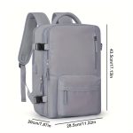 Multi Pocket Carry On Travel Backpack, Flight Approved Gym Bag With Shoe Compartment, Waterproof Laptop School Bag - Image 6