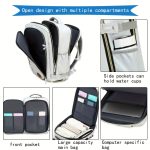 Multifunctional Travel Backpack, Airline-approved Laptop Schoolbag, Outdoor Sports Daypack With Shoes Compartment - Image 15