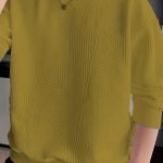 Men's Crew Neck Long Sleeve Sweatshirt, Casual Wear, Solid Pullover, Men's Clothing For Spring Fall Winter - Image 6