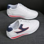 Women's Colorblock Casual Sneakers, Lace Up Platform Soft Sole Jogging Shoes, Low-top Breathable Fitness Shoes - Image 4