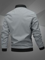 Men's Letter Embroidered Casual Bomber Jacket Gifts Best Sellers - Image 8