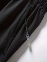 Men's Solid Color Leisure Shorts With Zippered Pockets, Summer Fashion Drawstring Sports Shorts For Fitness And Outdoors Wear - Image 12