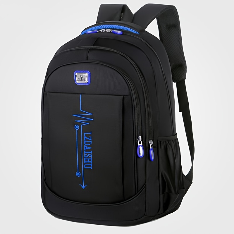 3c83629df8026b2d82926ba5942829f0.jpg Casual Backpack, Men's Simple Shoulder Bag, Men's Large Capacity Middle School Student Backpack, Computer Travel Bag - Image 1