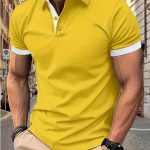 Breathable Regular Fit Golf Shirt, Men's Casual V-Neck T-Shirt Short Sleeve For Summer, Men's Clothing - Image 4