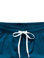 3 Pcs Men's Loose Solid Shorts With Pockets, Casual Elastic Waist High Stretch Drawstring Shorts For Summer - Image 8
