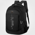 Casual Backpack, Men's Simple Shoulder Bag, Men's Large Capacity Middle School Student Backpack, Computer Travel Bag - Image 2