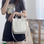 Mini Canvas Tote Bag With Top Handle, Multi Pockets Crossbody Bag, Portable Lunch Box Storage Bag - Image 8