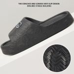 Cute Cartoon Bear Pattern Slides, Casual Soft Sole Pillow Slides, Comfortable Indoor Home Slides - Image 10