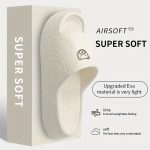 Cute Cartoon Bear Pattern Slides, Casual Soft Sole Pillow Slides, Comfortable Indoor Home Slides - Image 4