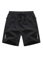 3pcs Men's Solid Fashion Active Shorts, Drawstring Shorts With Zipper Pockets For Summer Training, Summer Daily - Image 6