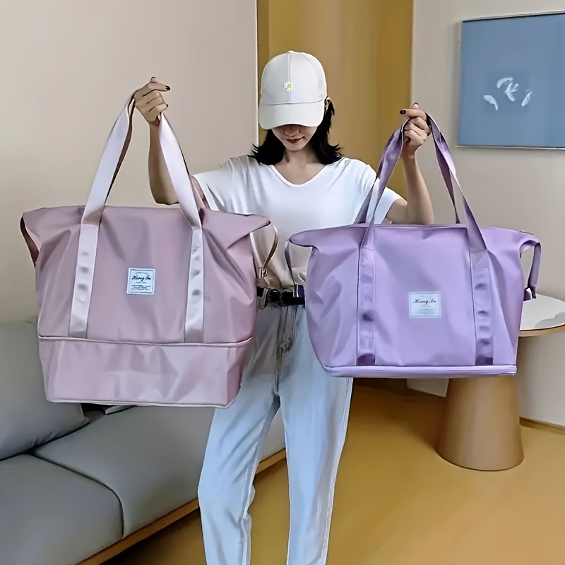 4039b16ccdb6574d48c444c37890aeb1.jpg Travel Large Capacity Storage Bag, Zipper Portable Sports Bag, Versatile Gym Handbag - Image 1