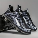 Men's Trendy Street Style Running Shoes With Shock Absorbing, Comfy Non Slip Lace Up Durable Sneakers For Men's Outdoor Activities - Image 3