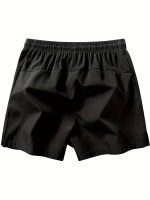 Men's Solid Color Leisure Shorts With Zippered Pockets, Summer Fashion Drawstring Sports Shorts For Fitness And Outdoors Wear - Image 8