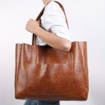 Vintage Large Capacity Tote Bag, Retro Shoulder Bag, Women's Casual Handbag For Commute Work - Image 2