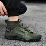 Men's Trendy Breathable Sneakers, Wear-resistant Non-Slip Outdoor Shoes For Hiking Fishing - Image 7