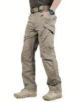 Men's Outdoor Multi Functional Tactical Pants, Multi Pocket Outdoor Hiking Sweatpants, Cargo Pants