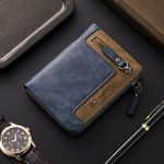 1pc Men's Retro Short Wallet, Multifunctional Fashion Zipper PU Leather Wallet, Ideal Gift For Men - Image 13