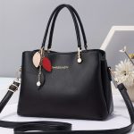 Classic Elegant Top Handle Handbag, All-Match Textured Shoulder Commuter Bag, Women's PU Leather Bag - Image 2