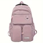 1pc Fashion Large Capacity Backpack, Student's Schoolbag, Trendy Simple Casual Backpack - Image 5