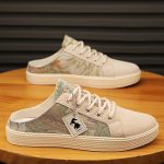 Men's Trendy Hollow Out Breathable Mule Shoes, Comfy Non Slip Casual Lace Up Durable Shoes, Men's Footwear - Image 12