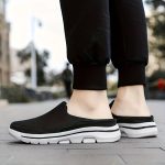 Men's Slip-on Mules Half Sneakers, Casual Walking Shoes Outdoor, Backless Sneakers, Open Back Shoes - Image 11