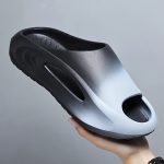 Men's Fashion EVA Slides, Casual Non Slip Slippers, Open Toe Shoes For Indoor Outdoor Beach Shower, Spring And Summer - Image 2