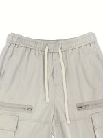 Men's Casual Drawstring Pants With Stylish Flap Pockets And Multi-Pocket Design, Comfortable And Fashionable – Perfect For Outdoor Activities, Relaxed Fit Style - Image 12
