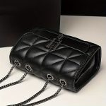 Stylish Chain Crossbody Bag, Argyle Quilted Shoulder Bag, Classic Small Handbag, Purse For Women - Image 4