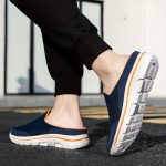 Men's Slip-on Mules Half Sneakers, Casual Walking Shoes Outdoor, Backless Sneakers, Open Back Shoes - Image 9