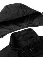 Men's Casual Hooded Waterproof Windbreaker Jacket Coat Regular Fit Coat For Spring Autumn Outdoors Hiking - Image 11